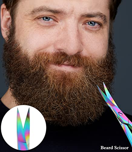 Harams Cuticle Scissors Multipurpose Little Beauty Scissors for Manicure Pedicure, Eyebrows, Eyelash, Nose, Beard, Mustache, Hair Trimming | Groo