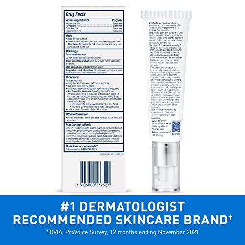 CeraVe Ultra-Light Face Lotion/Face Moisturizer with Sunscreen (SPF 30) for Daily Use, 1.7 Oz