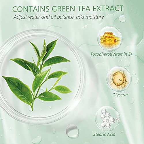 Green Tea Cleansing Mask Stick,Solid Mask,Purifying Clay Mask, Face Moisturizes Oil Control, Deep Clean Pore,Blackhead Remover,Improves Skin,for