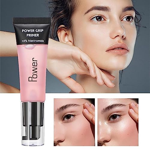 Power Grip Primer - Hydrating Primer Makeup - Colour Corrector Quick - Gel Based Smooth Skin Tone Moisture Beauty Face Cosmetic - Infuse with Hya