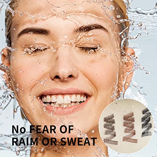 Boobeen Eyebrow Pen Waterproof Liquid Eyebrow Pencil, Eyebrow Pen with Precision Applicator, Creates Natural Eyebrow makeup