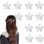 30PCS Star Hair Clips Star Snap Hair Clips Long Non Slip Hair Clips Small Metal Hair Clips for Women Fine Hair Hair Accessories for Girls Hair St