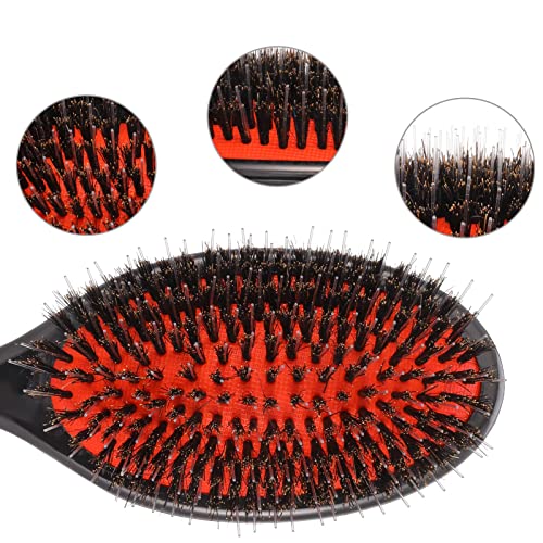 FANTESI Paddle Hair Extension Brush Massage Hair Brush Professional Detangle Brush Comb Oval Anti-static Hair Comb