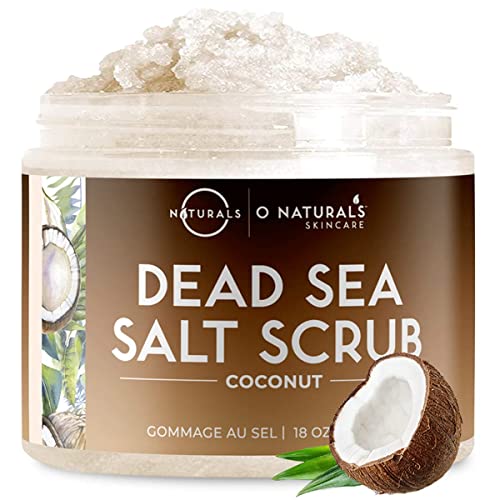 O Naturals Arabica Coffee Exfoliating Body Scrub Exfoliator - Anti Cellulite Dead Sea Salt Coffee Scrub For Face Body Legs & Foot Best Body Exfol