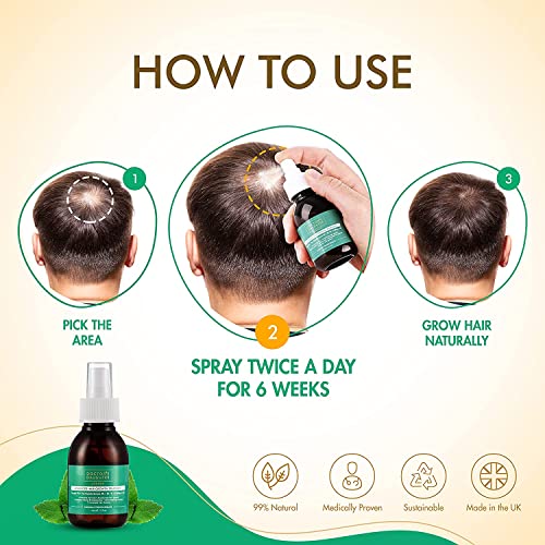 Doctor's Daughter Extract Rosemary Oil for Hair Growth: Natural Spray - Hair Serum for Hair Loss - Organic Hair Regrowth Treatment for Men and Wo
