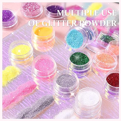 DouborQ Poly Nail Gel Kit With Nail Lamp 8 Color Poly Gel Nail Extension Builder Kit Slip Solution Basic Poly Gel Nail Art Tools Design for Begin