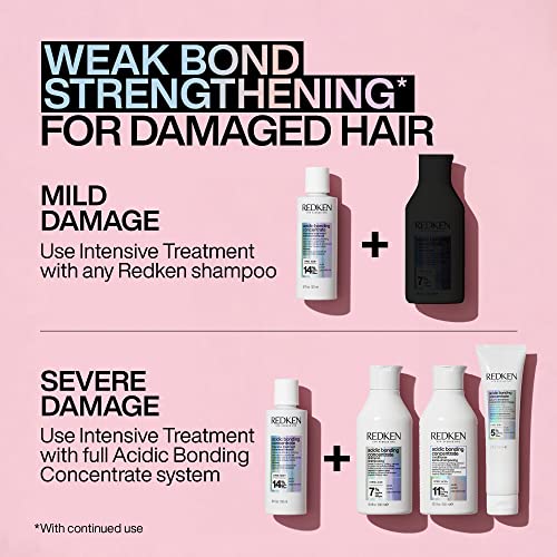 Redken Bonding Conditioner for Damaged Hair Repair, Acidic Bonding Concentrate, For All Hair Types