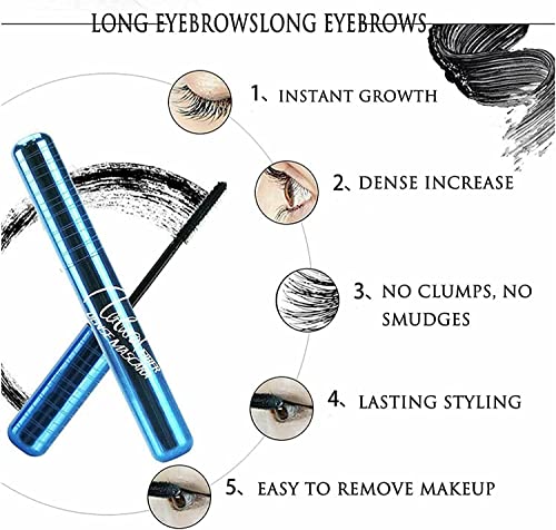 Mascara for Older Women Primelash Mascara for Seniors with Thinning Lashes Lengthening Volumizing Pro-Age Eyelash Growth Serum for Mature Women w