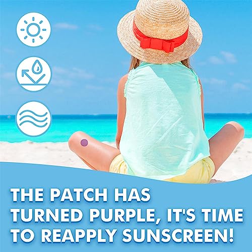 Solar Buddies Sunscreen Applicator, UV Sunscreen Dots Stickers Reapply Reminder, Sunscreen Stickers Reapply Reminder for Kids and Adult (2 packs