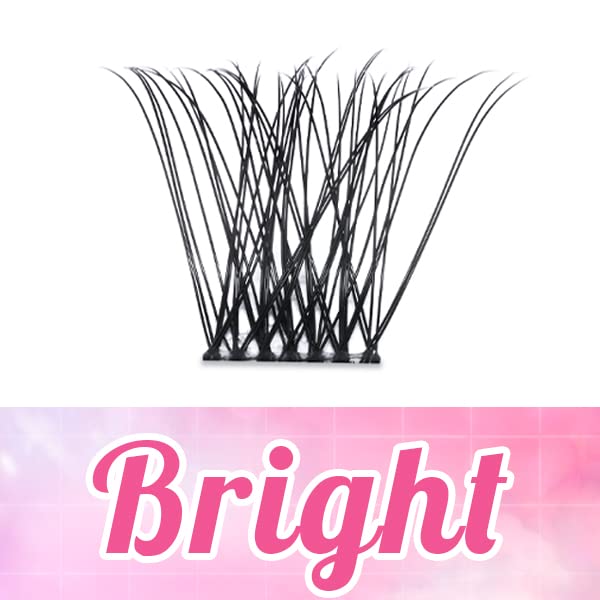 Lash Clusters, 72 Pcs Individual Cluster Lashes DIY Lash Extension 8-16mm Eyelash Clusters Volume Wispy Lashes Super Thin Band Reusable Soft & Co