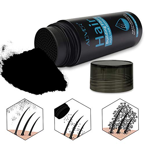 Hair Building Fibres, Professional Quality Fiber Hair Powder, Hair Loss Concealer for Thinning Hair for Women and Men, Best Hair Thickening Produ