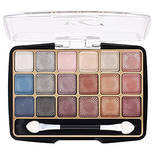 Eyeshadow Palette - Highly Pigmented Eye Makeup Palette, 18 Blendable Matte Eye Shadow Pallets, Eye Shadow Make Up for Women