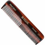 Kent Handmade Coarse and Fine Toothed Pocket Comb for Men, 11 cm, 1 Count (Pack of 1)