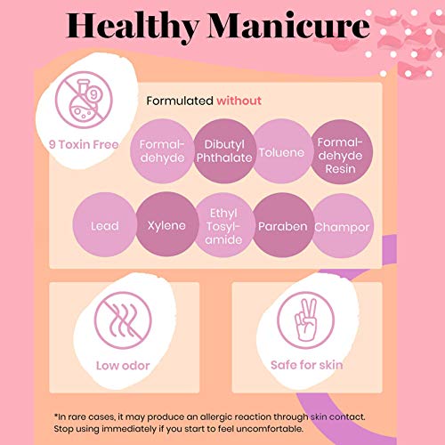 Beetles Bloody Mary Red Gel Nail Polish Set - 6 Pcs Shimmer Red Burgundy Red Gel Polish Red Glitter Nail Polish Soak Off UV Nail Lamp Gel Nail Ki