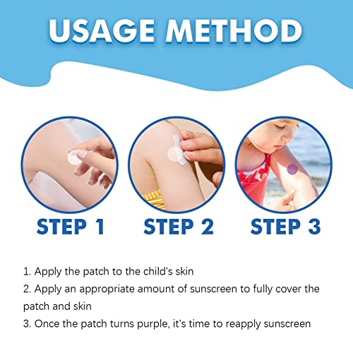 Solar Buddies Sunscreen Applicator | 24 patches UV Sunscreen Dots Stickers Reapply Reminder | Sunburn Alert Patches Works With Spray Sunscreen &