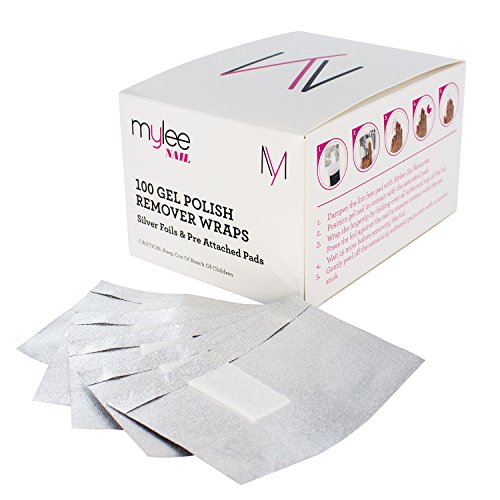 Mylee Prep & Wipe With Remover & Nail Wipes Wraps Kit Package Nail Gel Polish Soak Off NEW