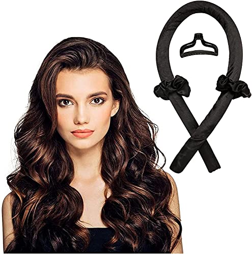 Coocnh Heatless Curling Rod Headband, Lazy Curler Set, No Heat Silk Curls Headband,Soft Foam Hair Rollers Wave Hair Curlers DIY Hair Styling Tool