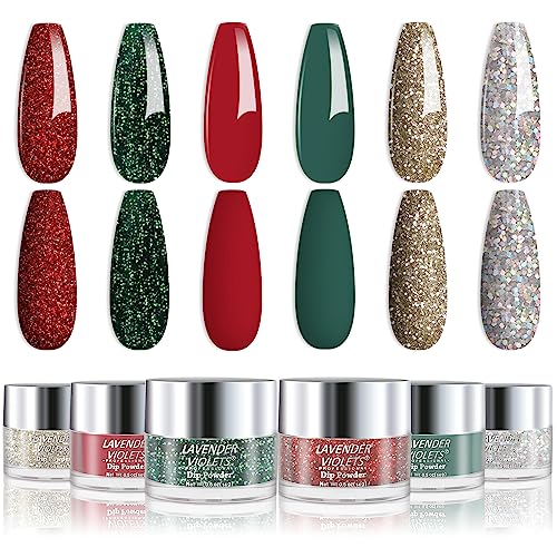 Lavender Violets Acrylic Dipping Powder System Essentials Kit 14ml Big Bottles Liquid Glue Set Steps 1-4 Base Coat Activator Top Brush Saver No N