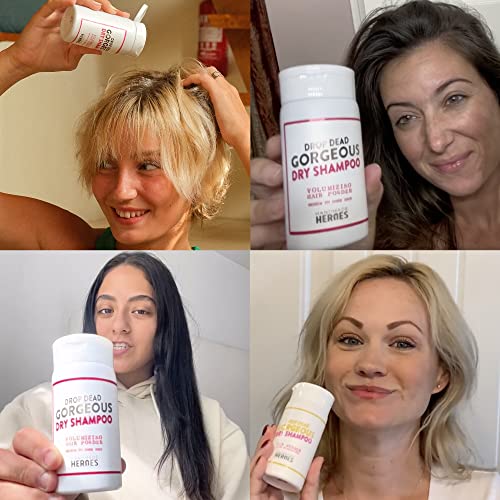 Dry Shampoo Volume Powder by Handmade Heroes | 100% Natural and Vegan, Sustainable and Aerosol Free | For Light Hair and Blonde Hair | Volumizing