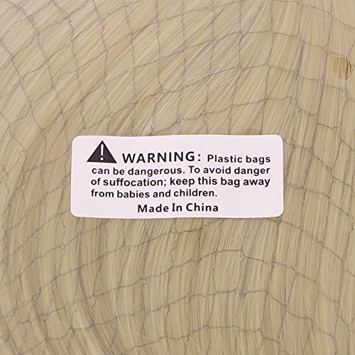 MapofBeauty 22 Inch/56 cm Long Straight Synthetic Hair Heat Resistant Party Cosplay Wig (Mixed Blonde)