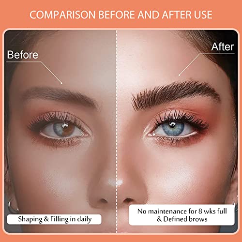 Eyebrow Lamination Kit,Professional Brow Lift Kit Premium Eyebrow Lift Kit Trendy Fuller Brow Look Semi-Permanent Tinting Make Brow Lifted Suitab