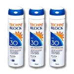 3 for 2 Techniblock SPF 30 75ml Sunscreen Bundle