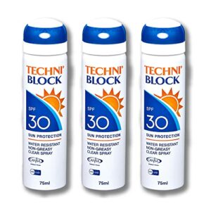 3 for 2 Techniblock SPF 30 75ml Sunscreen Bundle