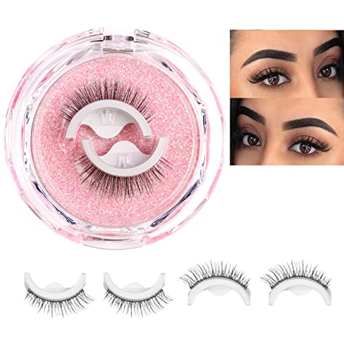 Self Adhesive Eyelashes Reusable False Eyelashes,Pre Glued Eyelashes,Reusable Adhesive Eyelashes,Stick on Eyelashes,Reusable Eyelashes Self Adhes
