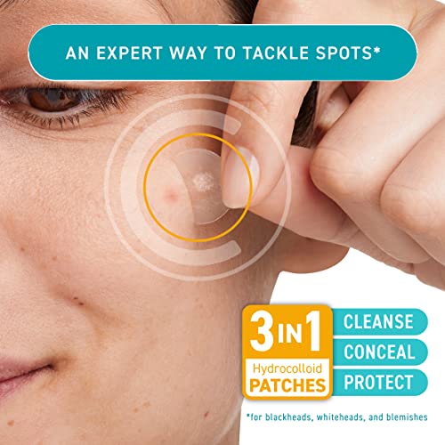 Compeed® - Anti-Spots* Conceal & Go Patch - Cleanse Conceal and Protect – Hydrocolloid Spots patches*, Pimple patches - Ideal for discreet day us