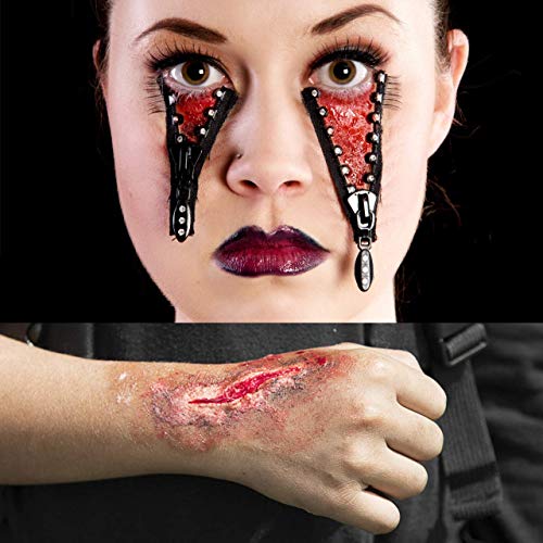 Mysense Scar Wax Kit SFX Make Up Special Effects Fake Molding Wound Skin Wax Body Paint Halloween Set Fake Nose Stage Zombie Cosplay Costume SFX