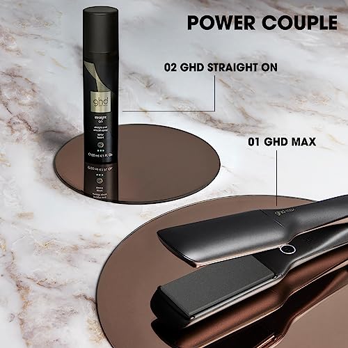 ghd Max Professional Hair Straightener, Wide 1.65" Styling Plates for Quick Easy Styling, Frizz Free, Smooth, Sleek Results