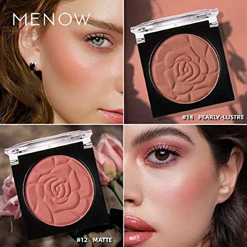 Blusher,Blushers for Cheeks Make Up,Blush Palette, Peach Pink Blushers for Cheeks Make Up,Matte Face Blush Make Up Powder,Red Blush,Makeup Blush