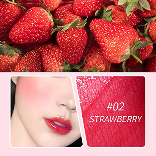 Lip Tint Stain Set, Mini Liquid Lipstick Lip Stain Long Lasting Lip Gloss, 3 In 1 Multi Stick Waterproof Hydrating Moisturizing Sweatproof Qiuck