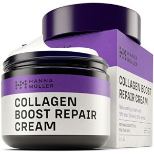𝗪𝗜𝗡𝗡𝗘𝗥 𝟮𝟬𝟮𝟯* Collagen Face Cream with 10% Snail Filter and 0.1% Retinal for Women, Moisturizer and Anti Aging, Helps to Reduce Fine Lines and Wri