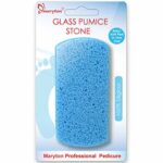 Maryton Pumice Stone for Feet, Double Sided Pedicure Tools Hard Skin 100% Siliglass Callus Remover, Exfoliates Feet & Smooths Skin