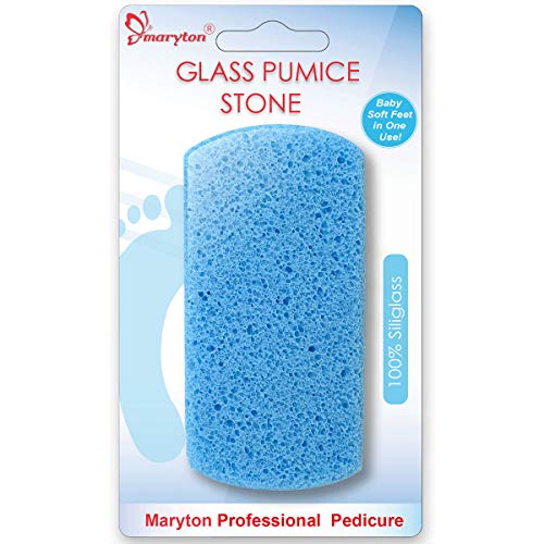 Foot Pumice Stone for Feet Hard Skin Callus Remover and Scrubber (Pack of 4) (Blue)