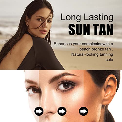 Self Tanning Drops, Body & Face Self Tanner Drops, Self Tanner Drops for Face Tanner, Face Tanning Drops to Add to Moisturizer and Lotion, Bronzi