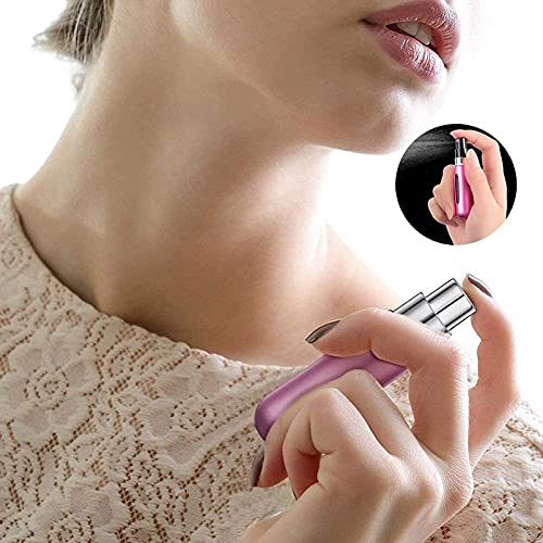 Fashion Base Portable Mini Refillable Perfume Atomizer Refillable Perfume Bottles Empty Small Spray Bottles, Scent Pump Case, Perfume Atomizer Re