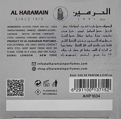Al Haramain Perfumes Sheikh EDP Spray, 85 ml