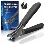 Nail Clippers for Thick Nails, Professional Nail Clippers for Women, Men and Seniors, Ultra Sharp Nail Clipper for Toenails Anti Slip Nail Clippe