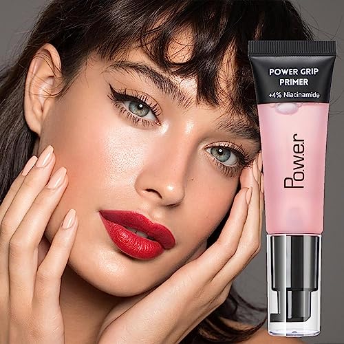 Power Grip Primer - Hydrating Primer Makeup - Colour Corrector Quick - Gel Based Smooth Skin Tone Moisture Beauty Face Cosmetic - Infuse with Hya