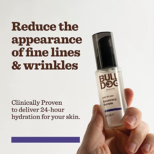 Bulldog Skincare - End Of Day Recovery Serum for Men | Reducing Fine Lines and Wrinkle Gel | 50 ml