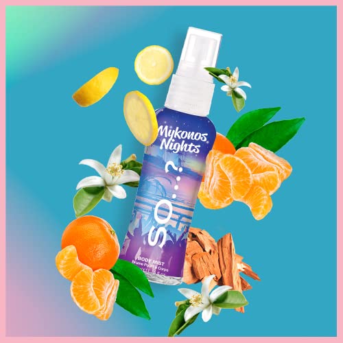 So…? Summer Escapes Womens Gift Sets Bundle, Body Mist Fragrance Spray (4x50ml)
