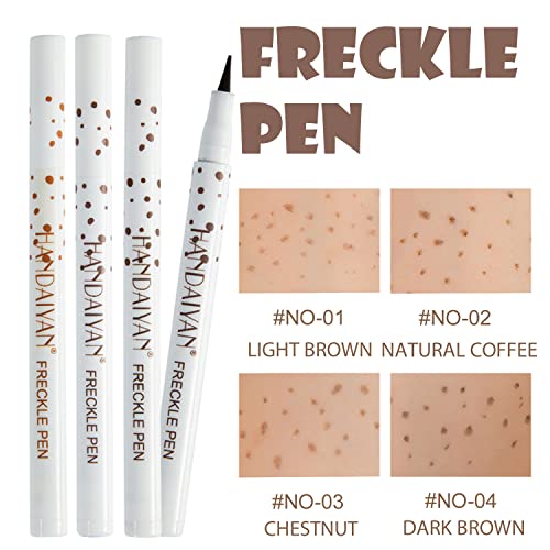 Freckle Pen, Freckle Makeup Pen Waterproof Long-Lasting Soft Spot Pen For Natural Like-real Makeup, Natural Freckle Pen Easy Makeup Tool For a Na