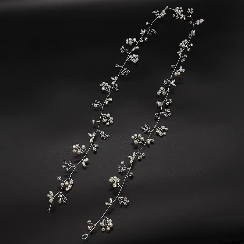 Bridal Flower Side Hair Clips,Pearl Hair Pieces Comb Bridal Headpiece for Brides Bridesmaid,Girls,Women,Hair Comb Wedding Prom Birthday Party Hai