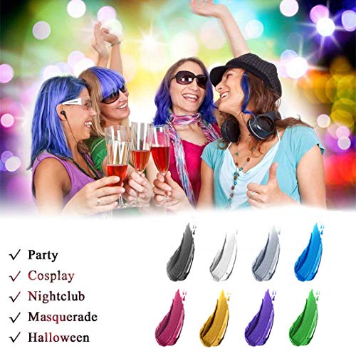 Hair Color Wax One-time Temporary Modeling Natural Color Hair Dye Wax Natural Matte Hairstyle for party,Cosplay,Masquerade,Nightclub,Halloween-bl