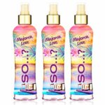So…? Summer Escapes Womens Majorca Love Body Mist Fragrance Spray 200ml Bundle (Pack of 3)