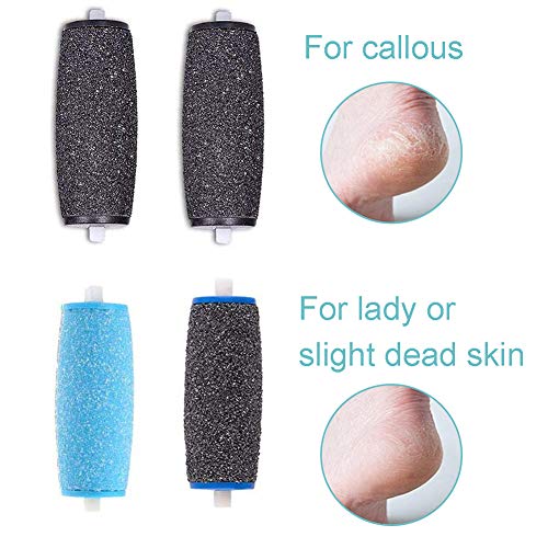 8Pcs Replacement Rollers Heads Refills, Extra Rough Hard Skin Remover Accessories