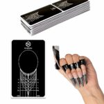 100Pcs Nail Forms for Gel Builder, 6 x 3.5cm – Paper Nail Extension Forms – Self-Adhesive Stickers for Curved & Pointy Nails – Perfect for Acryli