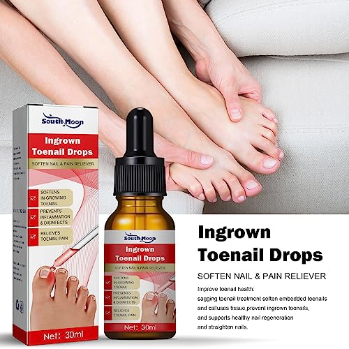 Ingrown Toenail Treatment,Fungal Nail Treatment,Ingrown Toenail Drops,Nail Care and Treatment,Strengthen Renew Damaged Nail(30ML)